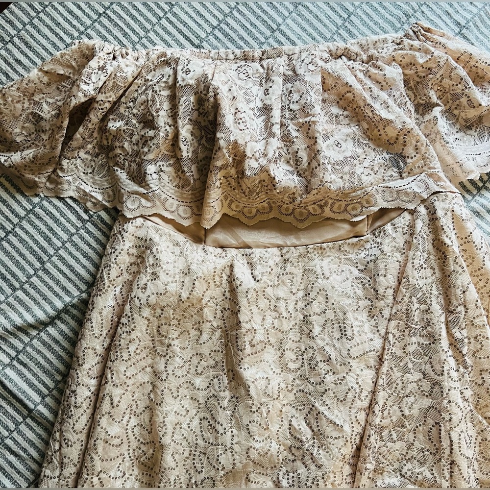 Shabby Chic Wedding dress - Picture 12 of 13